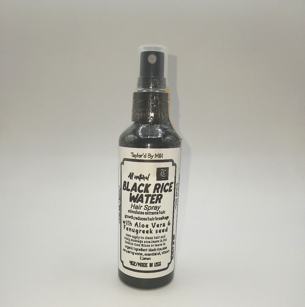 Veganic Black Rice Water With Aloe vera & Fenugreek Sees